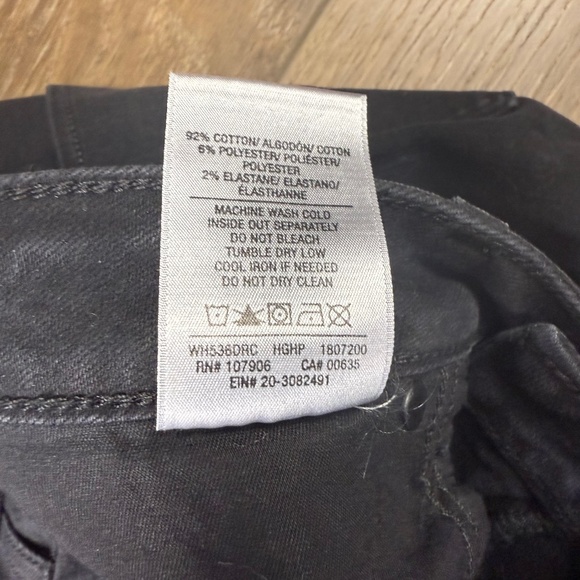 Hudson Holly High-Rise Flare Jeans, Black, Size 30, New with Tags, Italian Denim - Picture 12 of 12